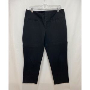 INC International Mid Rise Black Capri Pants